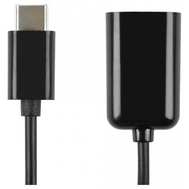 Adaptor USB-C M - USB-A 2.0 F 0.15m OTG Negru