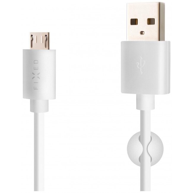 Cablu Date microUSB -  USB-A  2.0  2m Alb