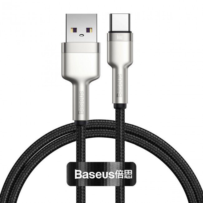 Cablu Date USB-C - USB-A  2.0   480Mbps 66W 1m Negru