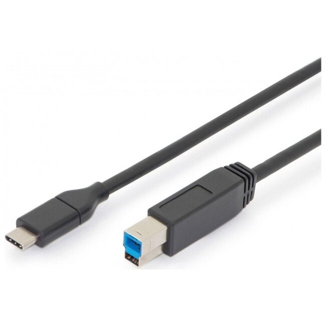 Cablu Date 1.8m USB-C - USB-B  Negru