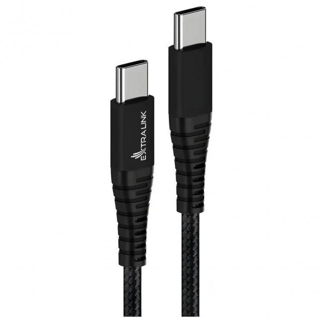 Cablu Date 2m  100W  480Mbps USB-C Braided  Negru