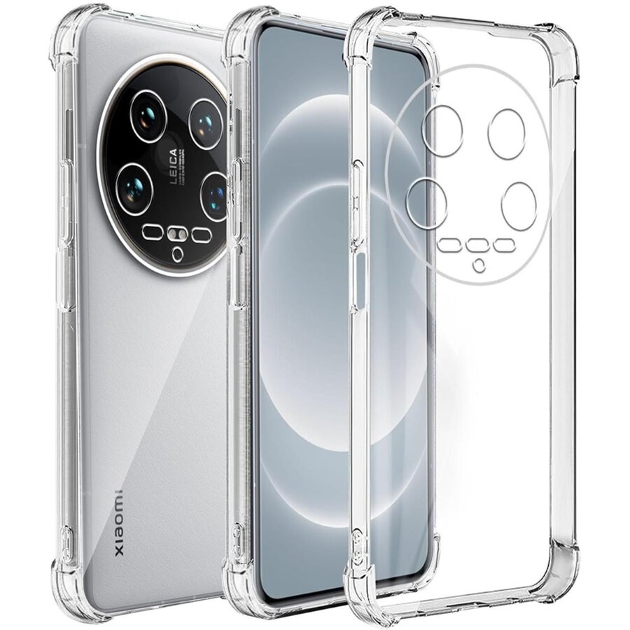 Husa Lemontti Shockproof Silicon pentru Xiaomi 14 Ultra Transparent