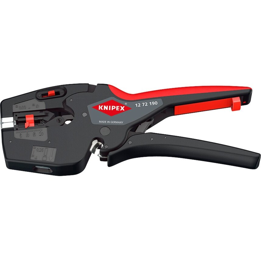 NexStrip electrician's multi-tool, stripping pliers (black/red)