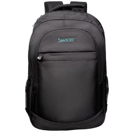 Rucsac Chicago Black pentru Notebook de Max. 17Inch 3 Compartimente Buzunar Frontal 2 Manere Waterproof Poliester Negru