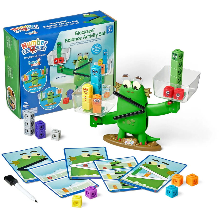 Set Blockzee Activitati  Balanta  Numberblocks Verde