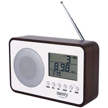 Radio Portabil CR 1153 Digital  Ceas Termometru Alarma Lcd Calendar Alb