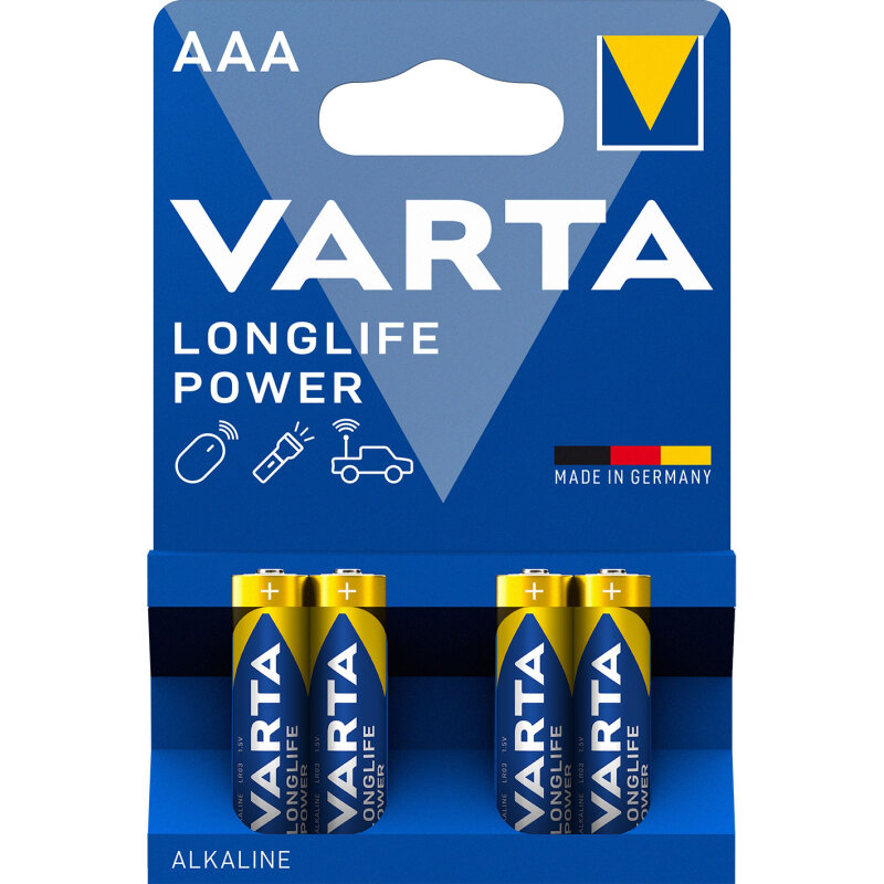 Set 4 Baterii Longlife Power 4903 AAA / LR3 Albastru