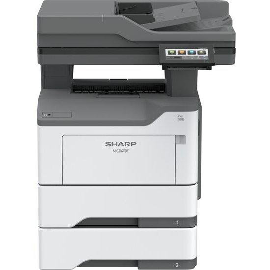 Multifunctionala Laser Monocrom MXB468F Format A4  44ppm Copiere Printare Scanare Fax Ethernet USB Gri