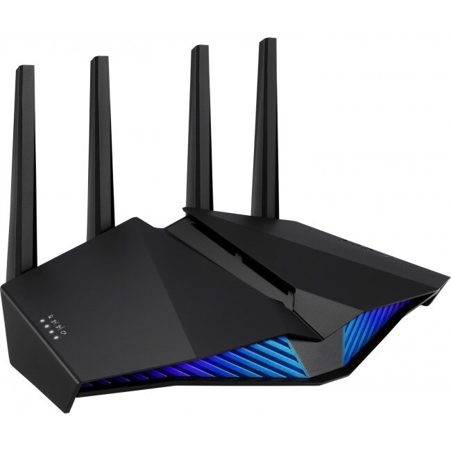 Router Wireless RT-AX82U V2  Wi-Fi 6  4804Mbps 5GHz 1024-QAM  OFDM Negru