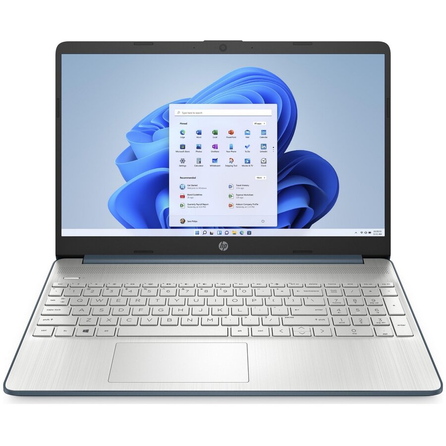 Laptop 15s Fhd 15.6 Inch Amd Ryzen 5 5500u 8gb 512gb Ssd Windows 11 Home Spruce Blue
