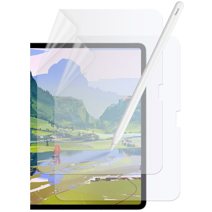 Set 2 folii protectie HOFI Paper Pro compatibil cu iPad Pro 11 inch 2024 Matte Clear - imagine 2