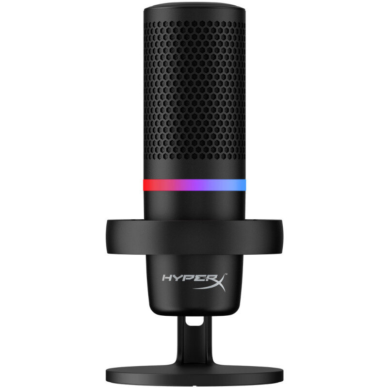 Microfon HyperX DuoCast USB Iluminare RGB Cardioid/Omnidirectional Negru