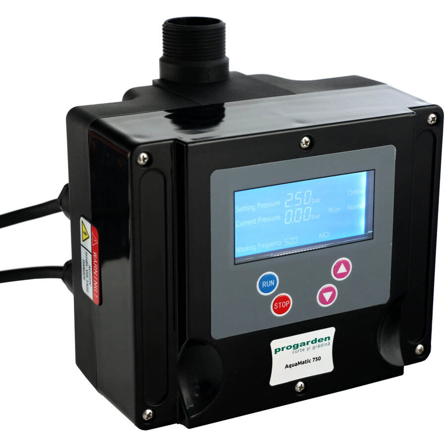 Controler VFD 20-50Hz 0.75kW 1x220V-in 1x220V-out Compact AquaMatic 750 LED Negru