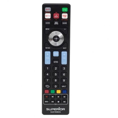 Telecomanda Universală Superior Compatibilă Televizoare Sony Bateriile (2 x AAA) Neincluse Negru