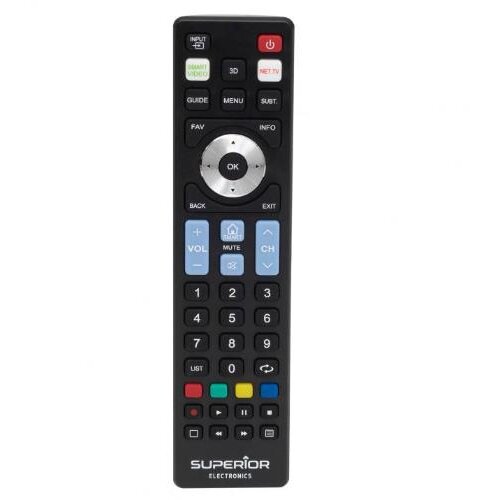 Telecomanda Universală Superior Compatibilă Televizoare Samsung LG Philips Sony Panasonic Bateriile (2 x AAA)Neincluse Negru