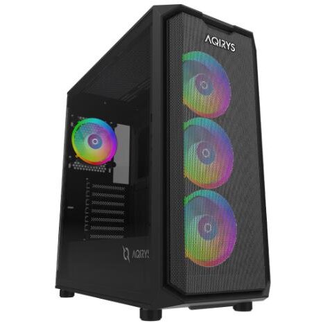 Carcasa Wezen Pro ARGB ATX Midi Tower Negru
