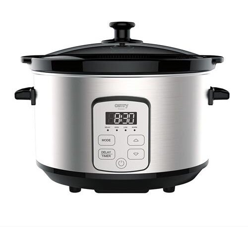 Slow Cooker Camry CR 6414 4.7L 270W Argintiu/Negru