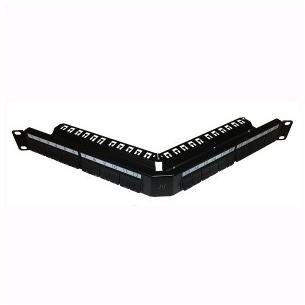 Patch Panel N521.671  Neechipat Modular unghiular Cat 5,6 Cupru 24 porturi Snap-in LANmark