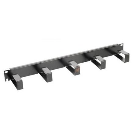 Organizator Cabluri N102.105BK Orizontal 1U Negru
