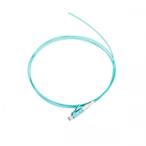 Pigtail N121.5MLA FO 1m LSZH Aqua LANmark Multimode OM3 50/125 LC