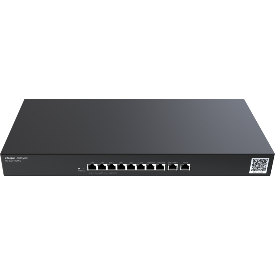 Router Reyee RG-EG310GH-E 10 Port High Performance Cloud Managed Negru