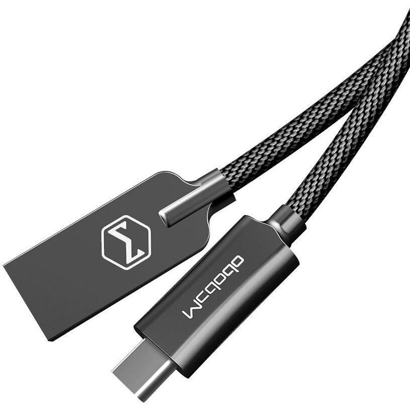 Cablu Date Type-C Knight 1.5m QC4.0 480Mbps Negru