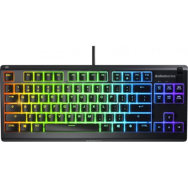 Tastatura Gaming SteelSeries Apex 3 TKL RGB Aqua - imagine 2