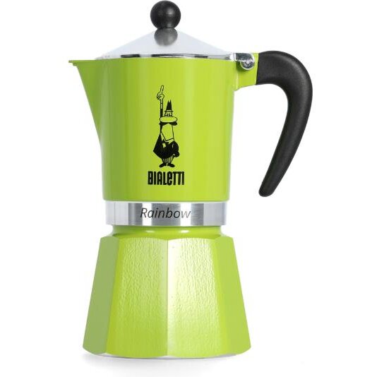 Cafetiera Bialetti Rainbow 6tz 0.3L Aluminiu Thermoplastic Verde