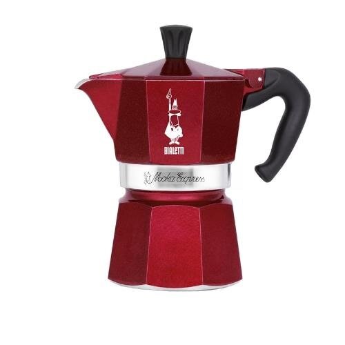 Cafetiera Deco Glamour Moka Express Pot 3tz Rosu