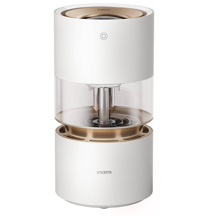 Umidificator Rainforest, 200 ml/h, 3L, 7W, Control vocal, WiFi, Alb