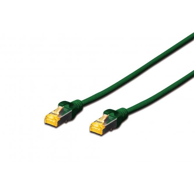 Patchcord S/FTP Cat 6A 2m Green