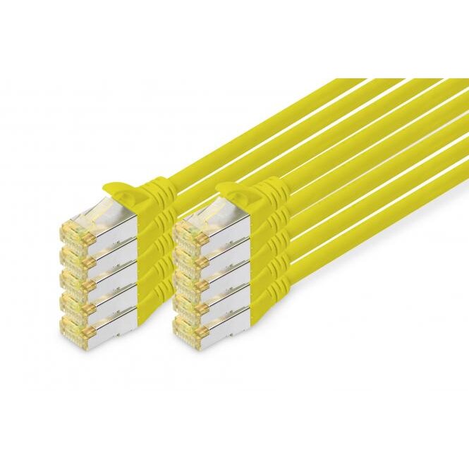 Patchcord S/FTP Cat 6A 2m Yellow
