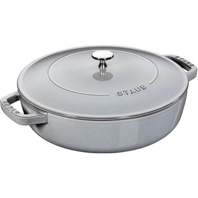 Tigaie Deep Frying Capac STAUB 28cm Gri