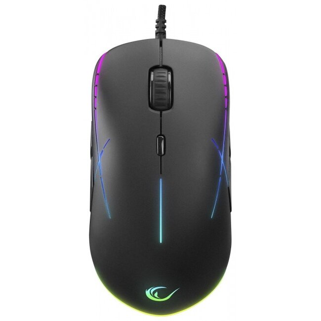 Mouse GEAR-X USB 6400DPI RGB Gaming Negru