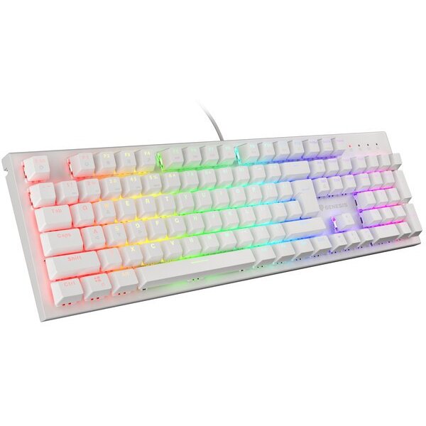 Tastatura Thor 303 RGB Alb