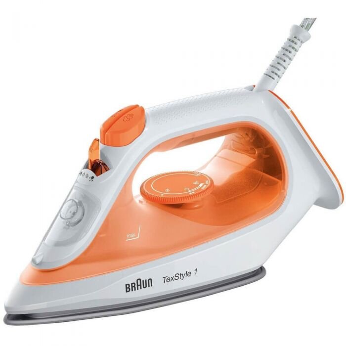 Fier De Calcat TexStyle 1 SI1009OR 1900W Abur Variabil Alb/Portocaliu