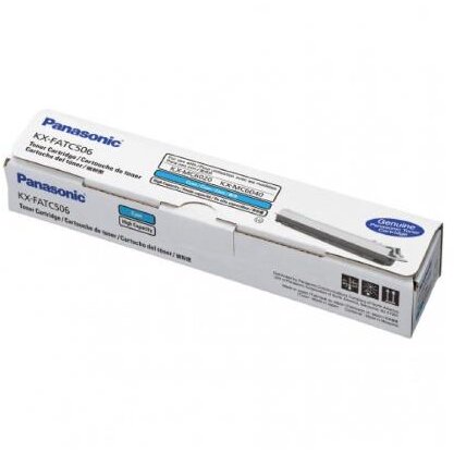 Toner Panasonic KX-FATC506E Pentru Faxuri Și Multifuncționale 4000 Pagini Cyan