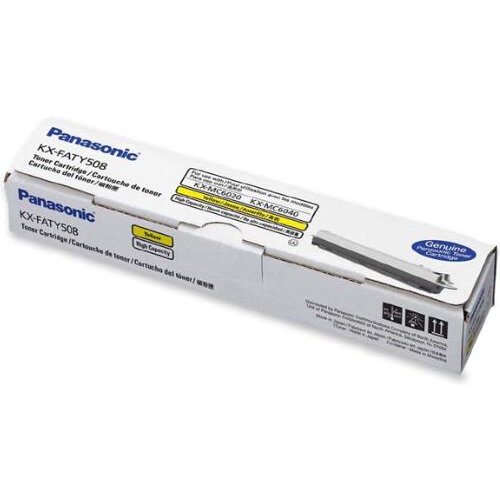 Toner Panasonic KX-FATY508E Pentru Faxuri Și Multifuncționale 4000 Pagini Galben