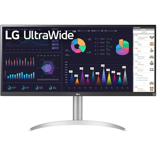 Monitor 34WQ650-W LED IPS 34inch   UltraWide Full HD 100Hz AMD FreeSync HDR10 5ms GTG  Alb