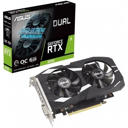 Placa Video nVidia GeForce RTX 3050 DUAL OC 6GB GDDR6 96bit96bit
