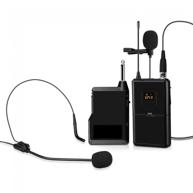 Microfon MIC-UHF-SET Negru