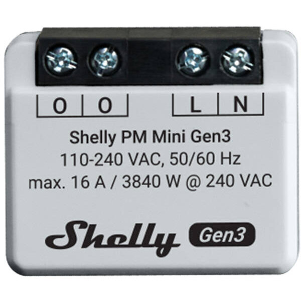 Senzori PM Mini Gen3, 16A, Gri