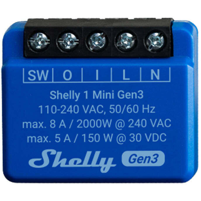 Senzori 1 Mini Gen3, 8A, Albastru