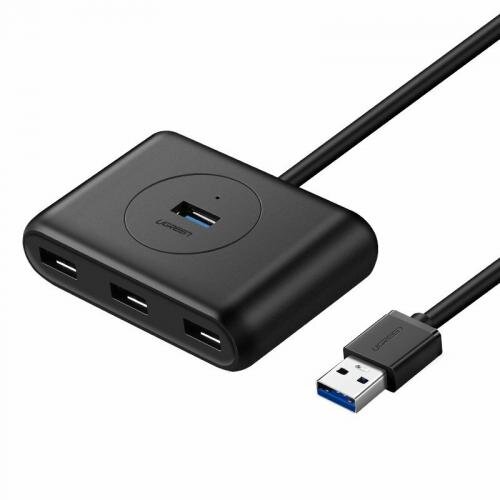 Hub USB Extern USB 3.0 x 4 Conectare Prin USB 3.0 0.5m Negru