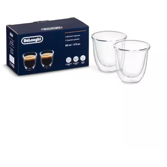 Set 2 Pahare Espresso DLSC310 90Ml Transparent