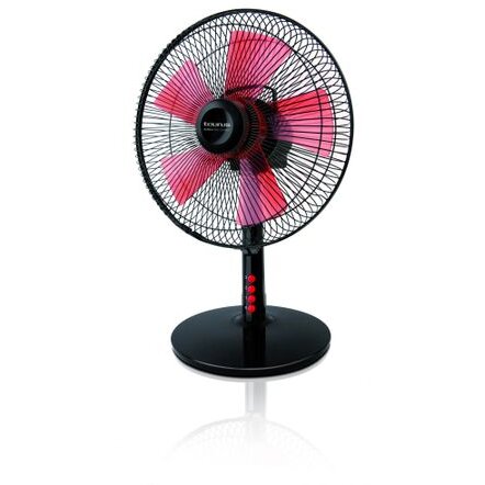 Ventilator de Birou Boreal 12 Elegance 3 viteze 50W Black Red