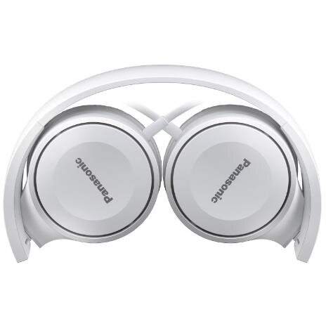 Căști Audio Panasonic RP-HF100ME-W On Ear Pliabile cu Fir Microfon Alb — imaginea 3