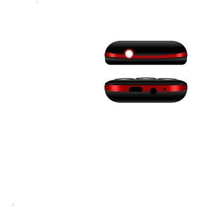Telefon mobil Allview L802 Dual SIM 2G Bluetooth Radio Negru/Rosu