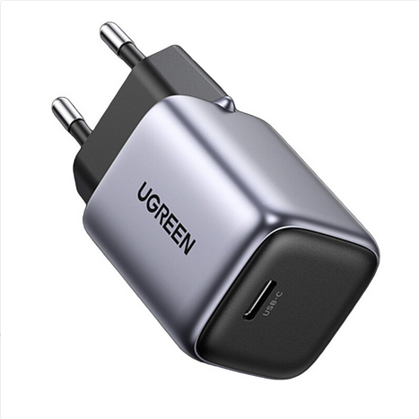 Incarcator Retea Nexode CD319 Quick Charge 30W GaN 1 x USB Type-C 5V/3A Gri