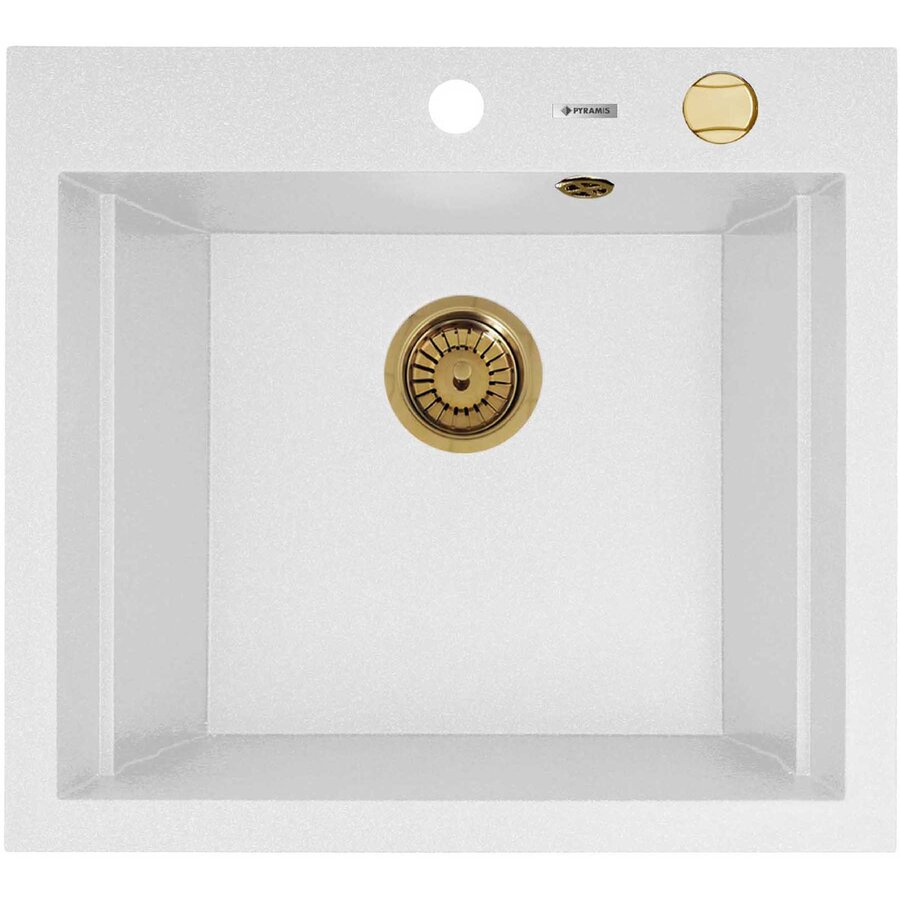 Chiuveta Bucatarie SIROS 57x51.5 1B White Gold